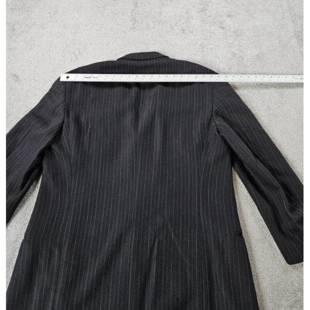 Giorgio Armani Suit Jacket 44 R Black Wool Designer Italy Designer Collezioni